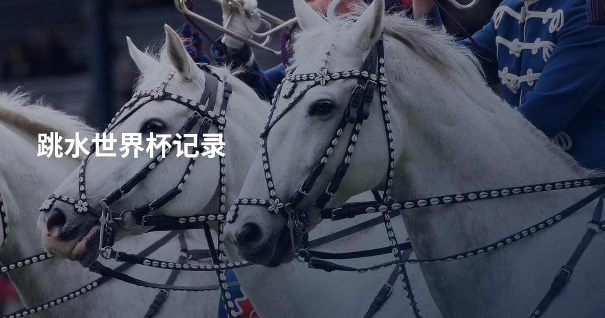 跳水世界杯记录