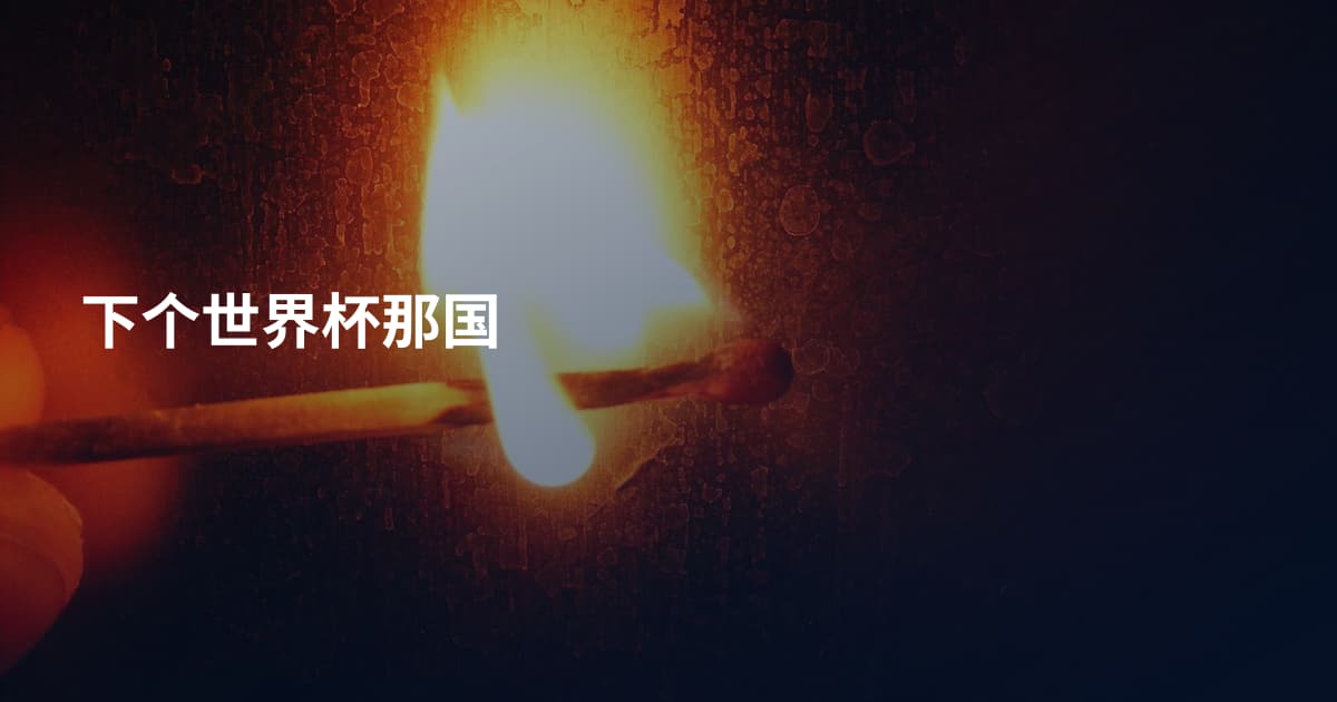 下个世界杯那国