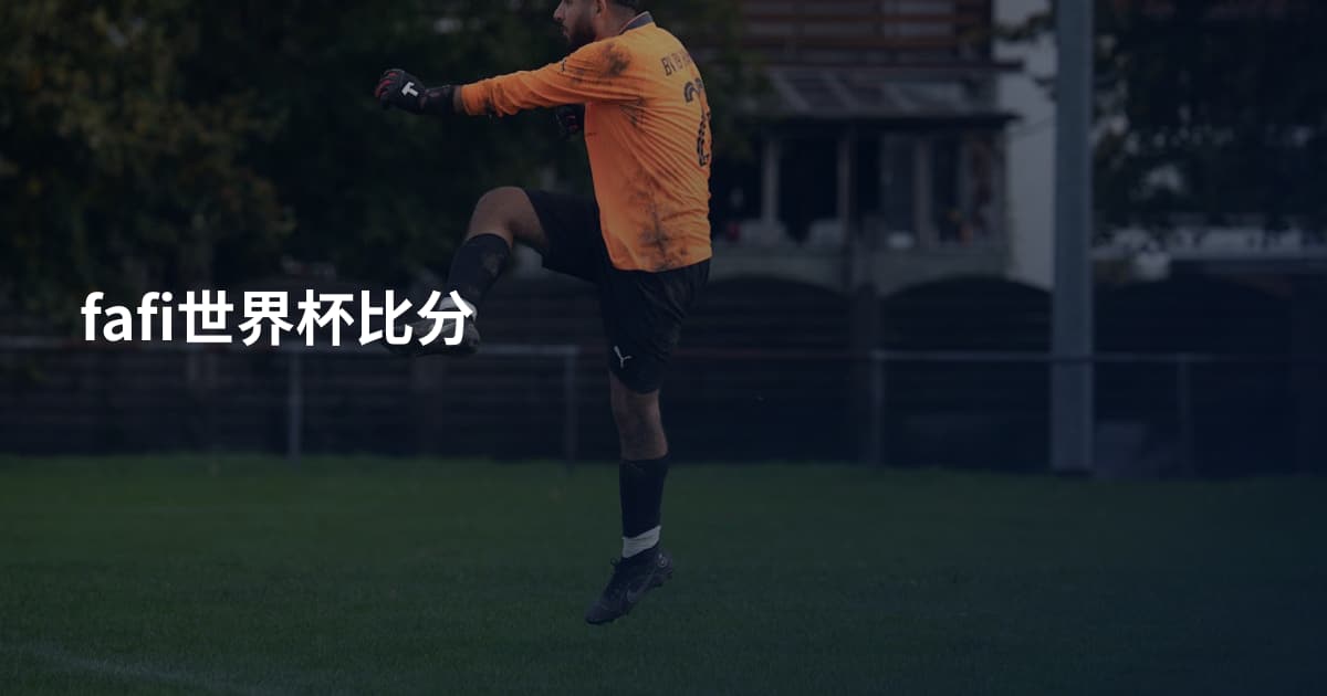fafi世界杯比分