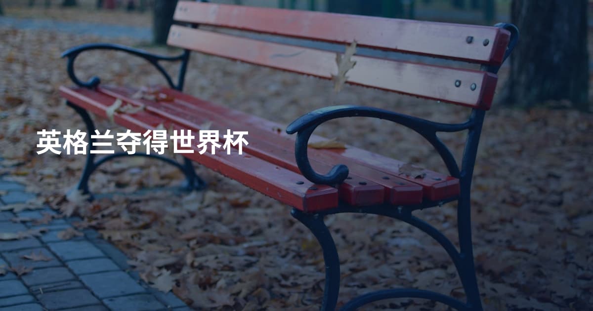 英格兰夺得世界杯