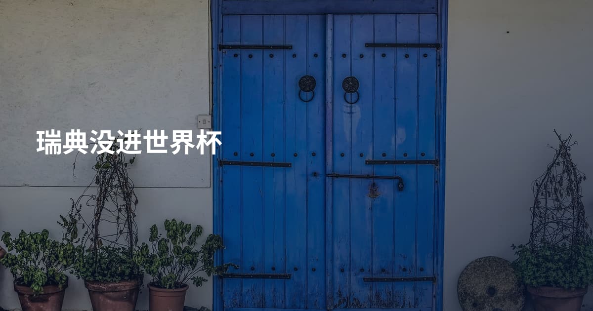 瑞典没进世界杯