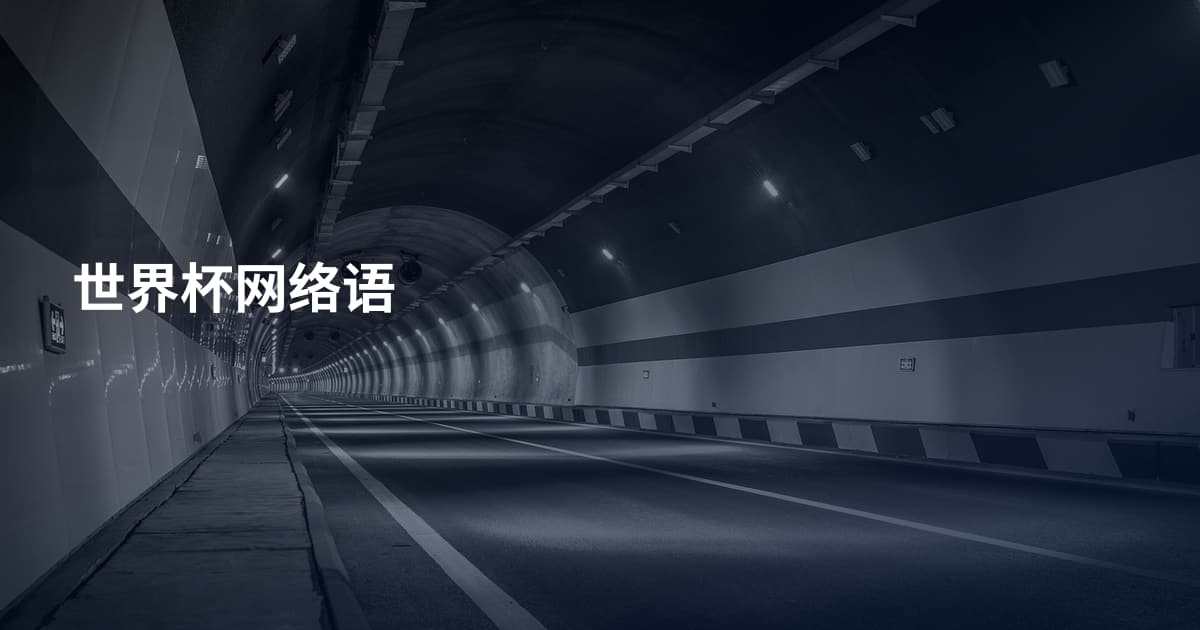 世界杯网络语