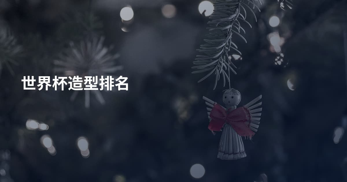 世界杯造型排名