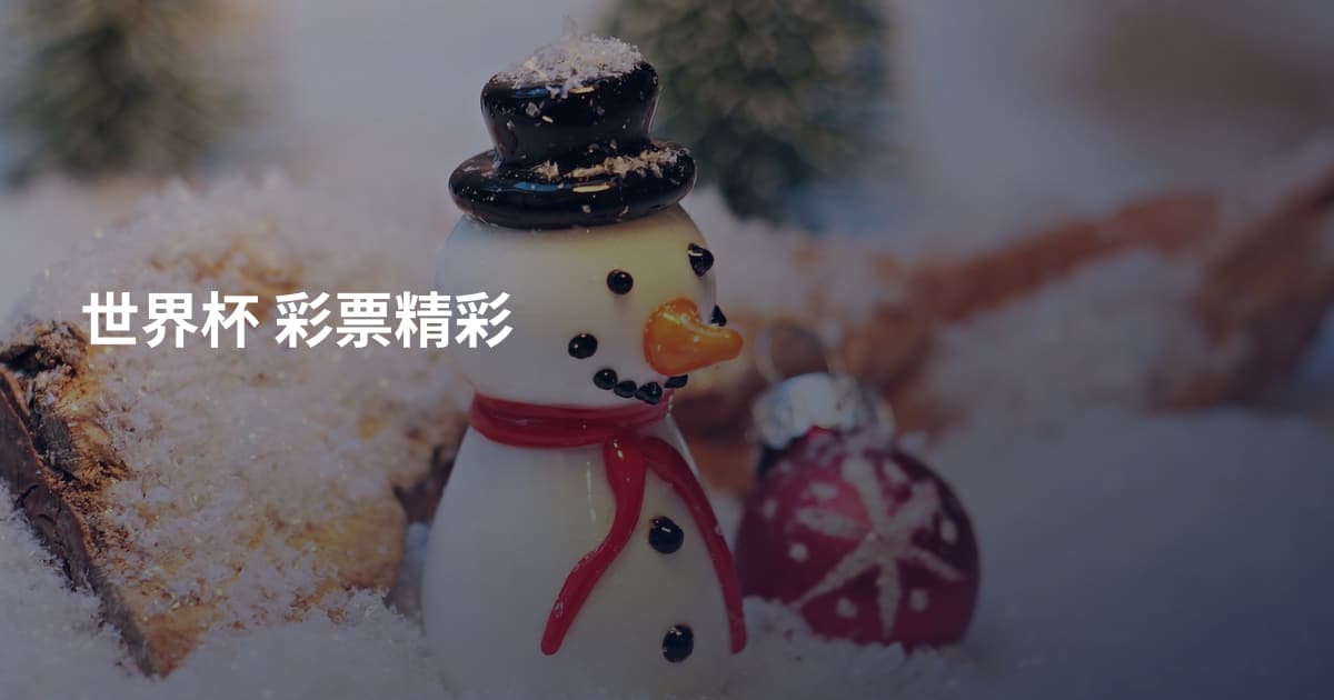 世界杯 彩票精彩