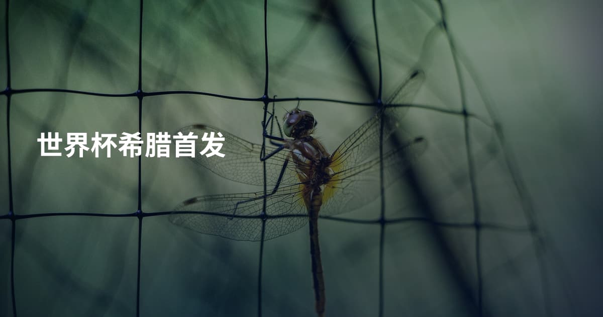世界杯希腊首发