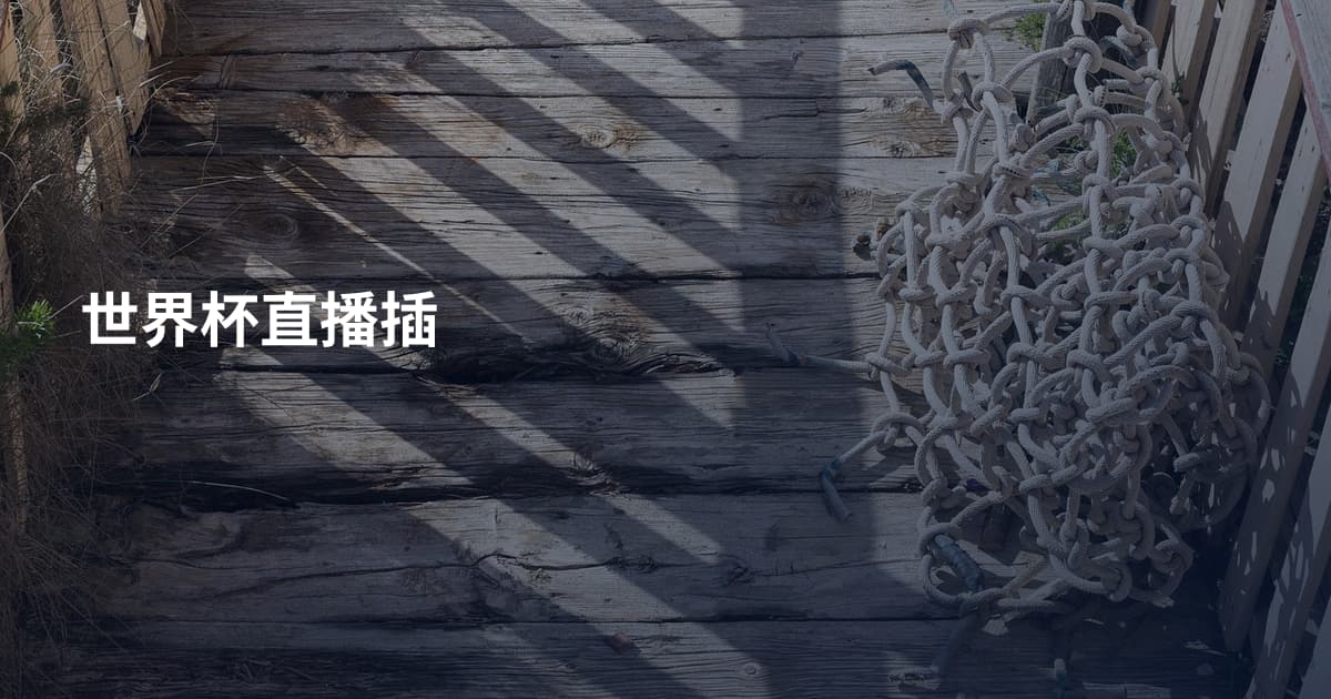 世界杯直播插