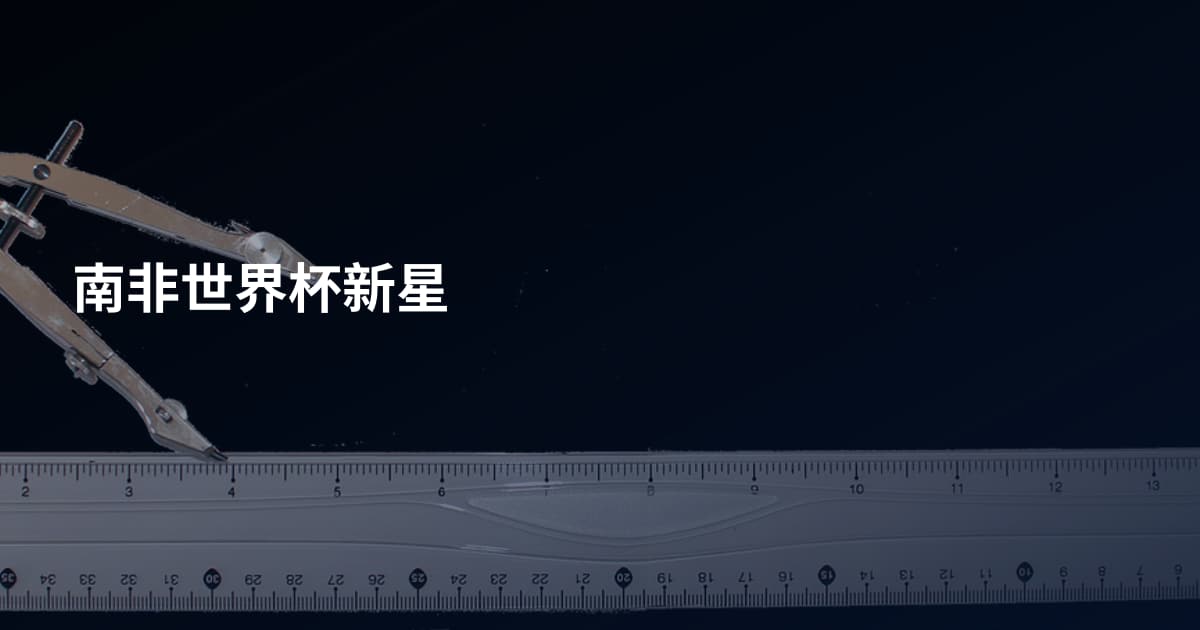南非世界杯新星