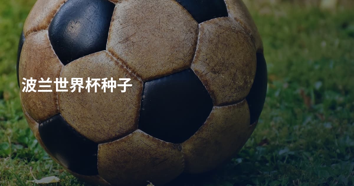 波兰世界杯种子