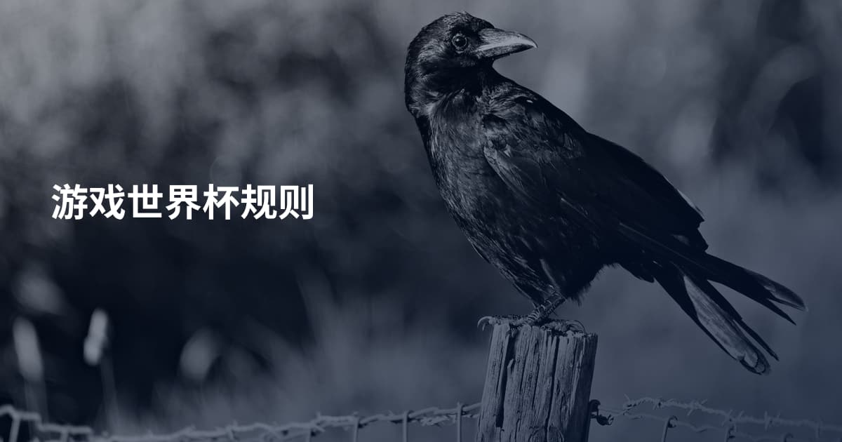 游戏世界杯规则