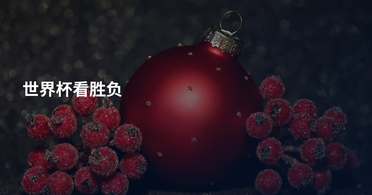 世界杯看胜负