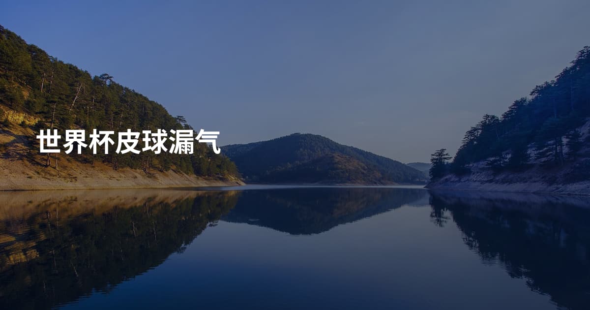 世界杯皮球漏气