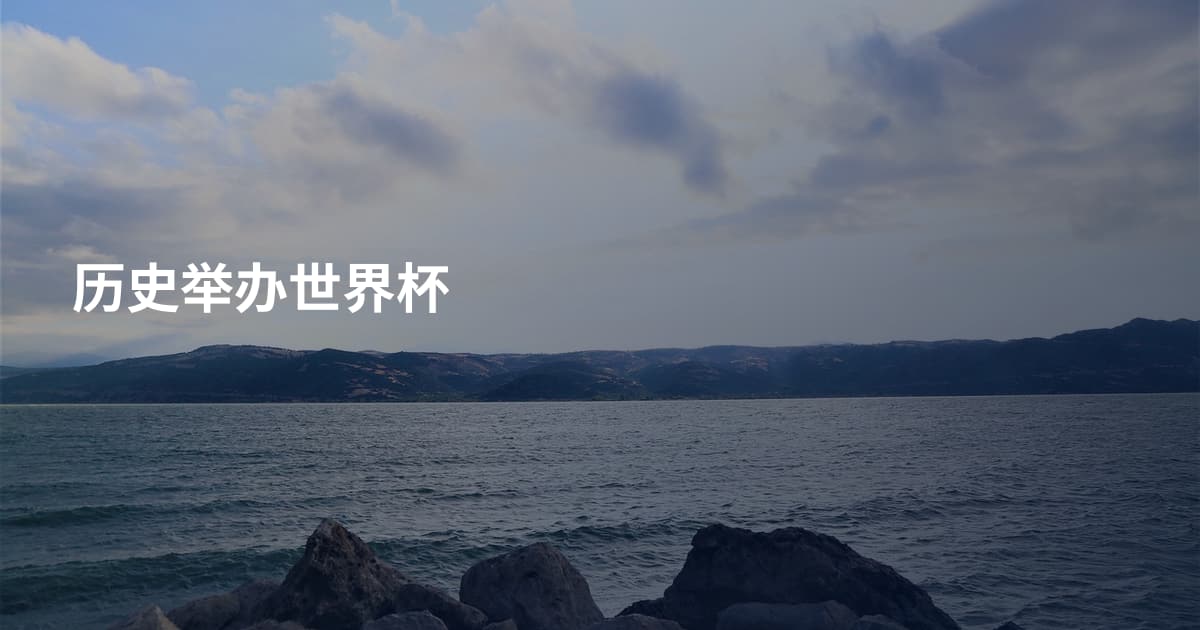 历史举办世界杯