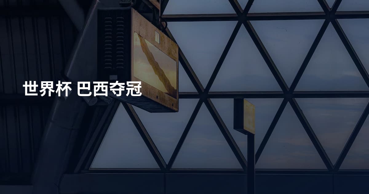 世界杯  巴西夺冠
