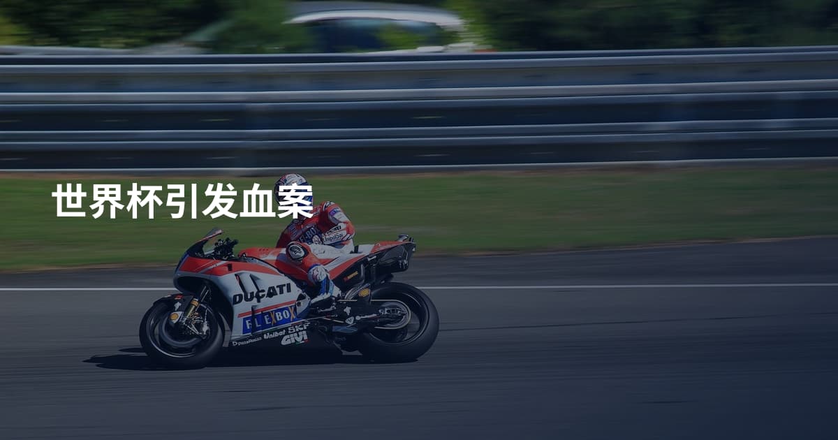世界杯引发血案