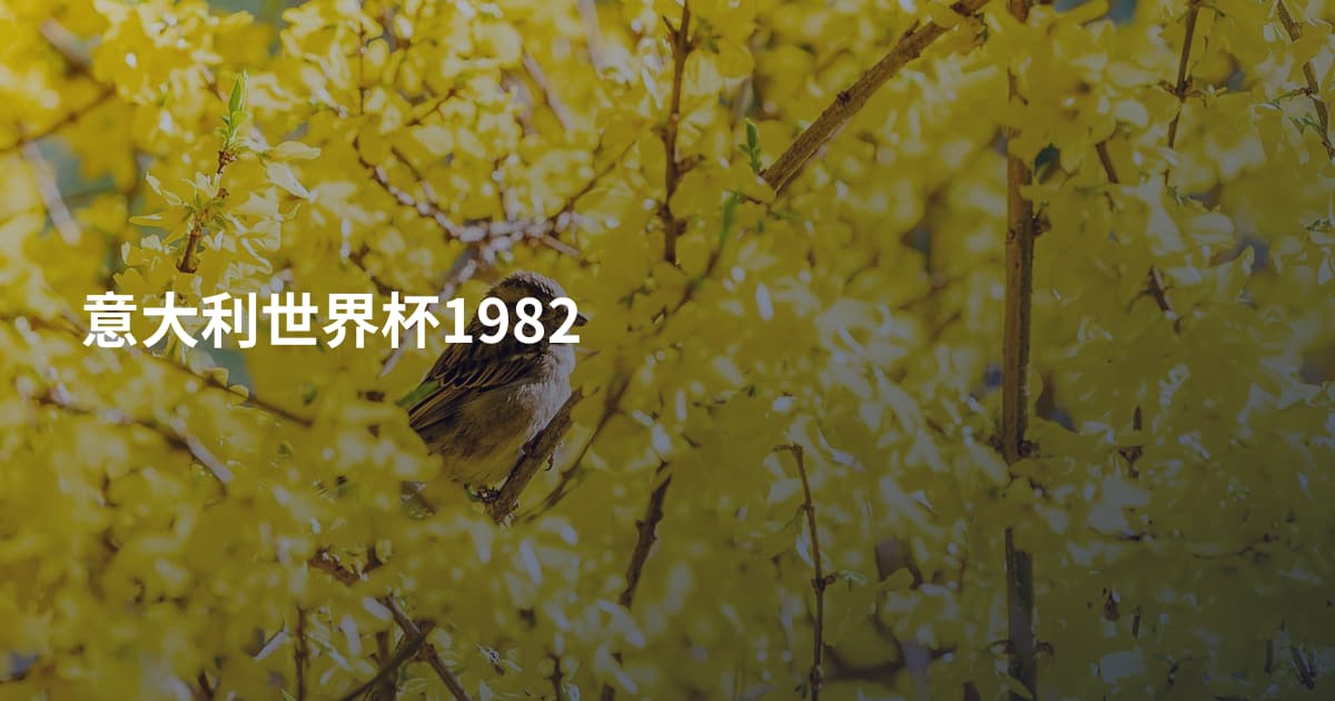意大利世界杯1982
