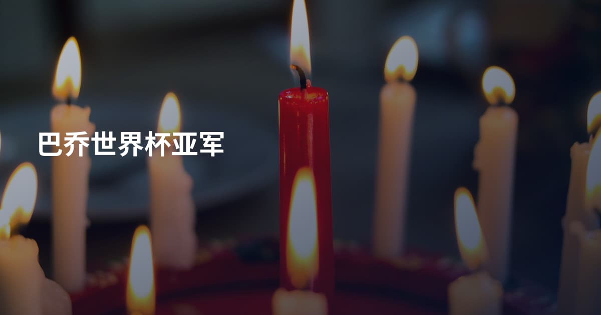 巴乔世界杯亚军