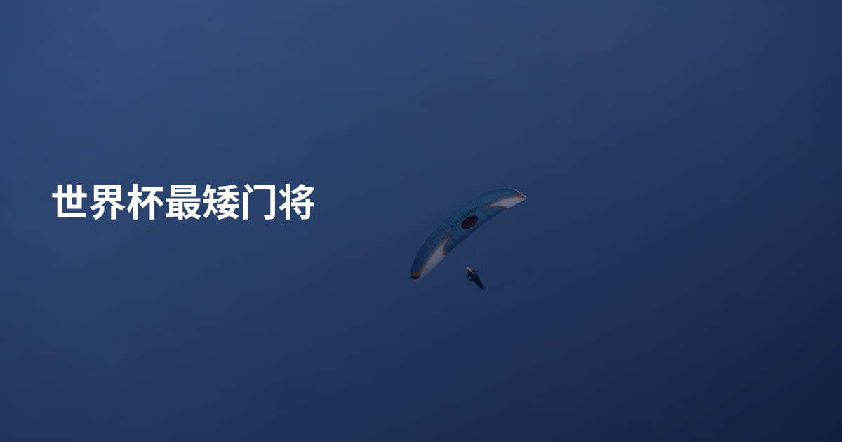 世界杯最矮门将