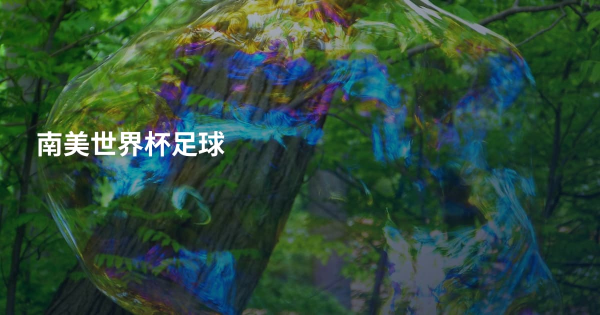 南美世界杯足球