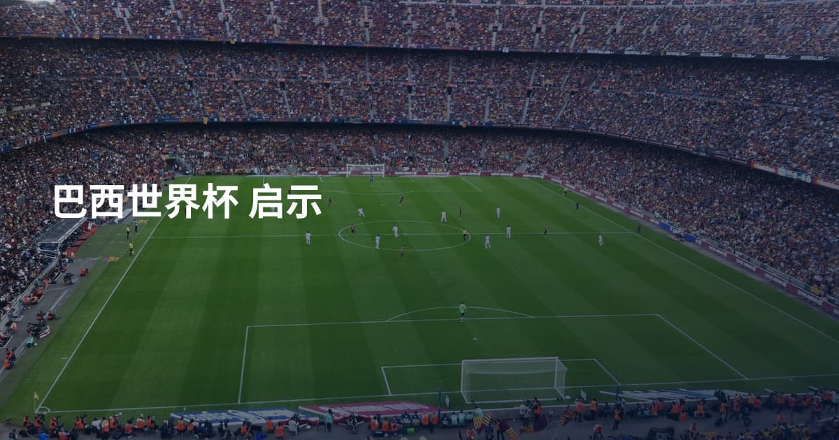 巴西世界杯 启示