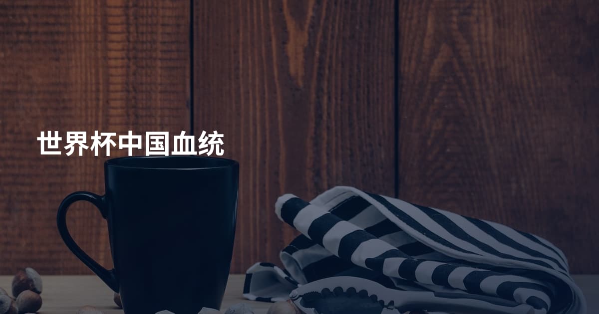 世界杯中国血统