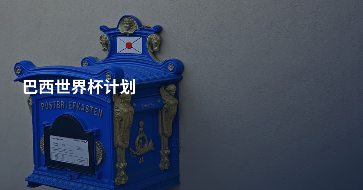 巴西世界杯计划
