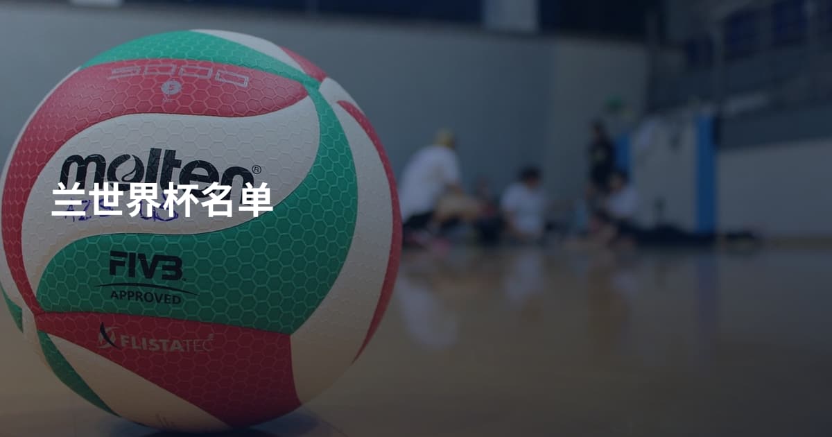 兰世界杯名单