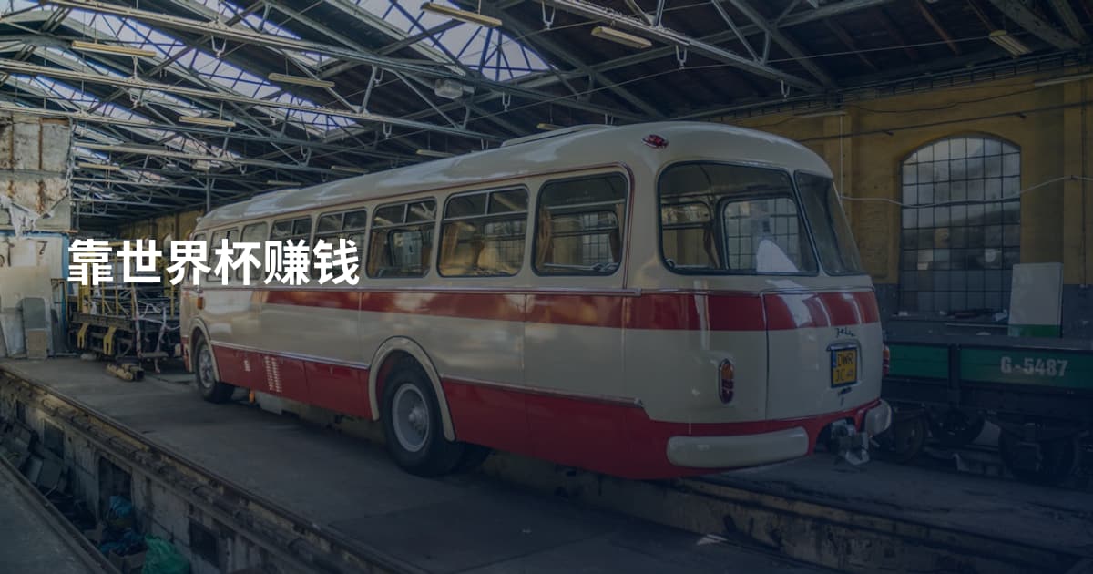 靠世界杯赚钱