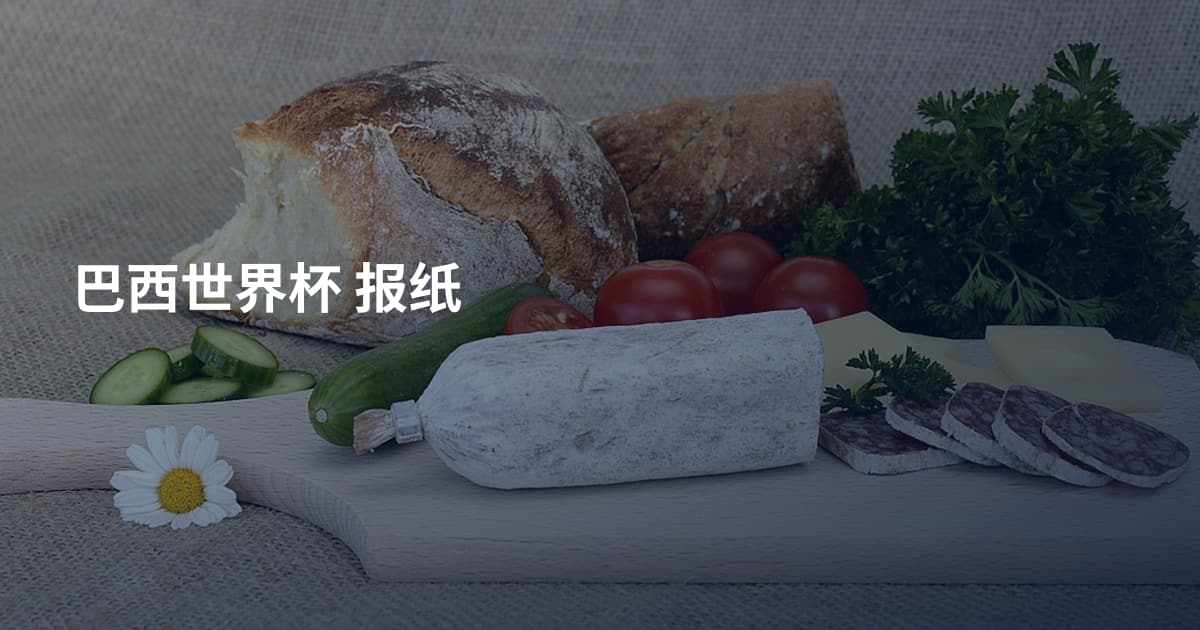巴西世界杯 报纸