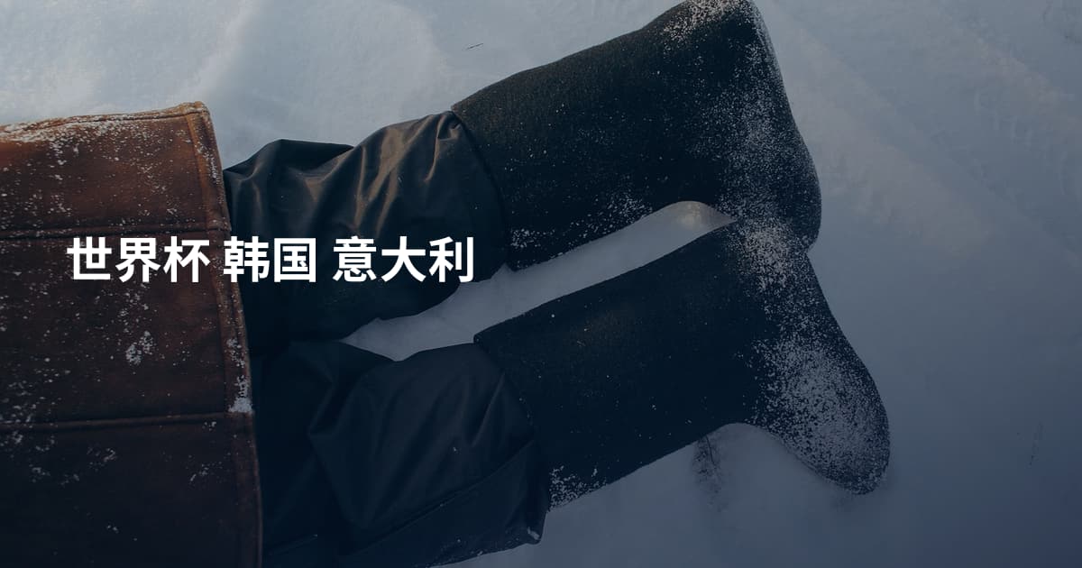 世界杯 韩国 意大利