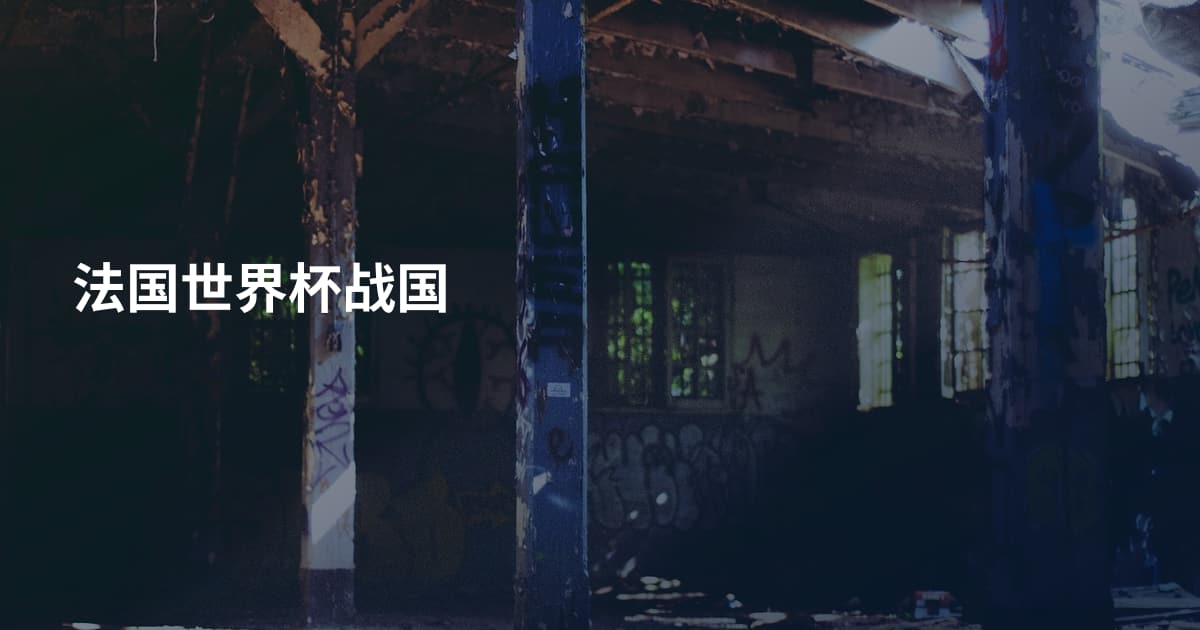 法国世界杯战国