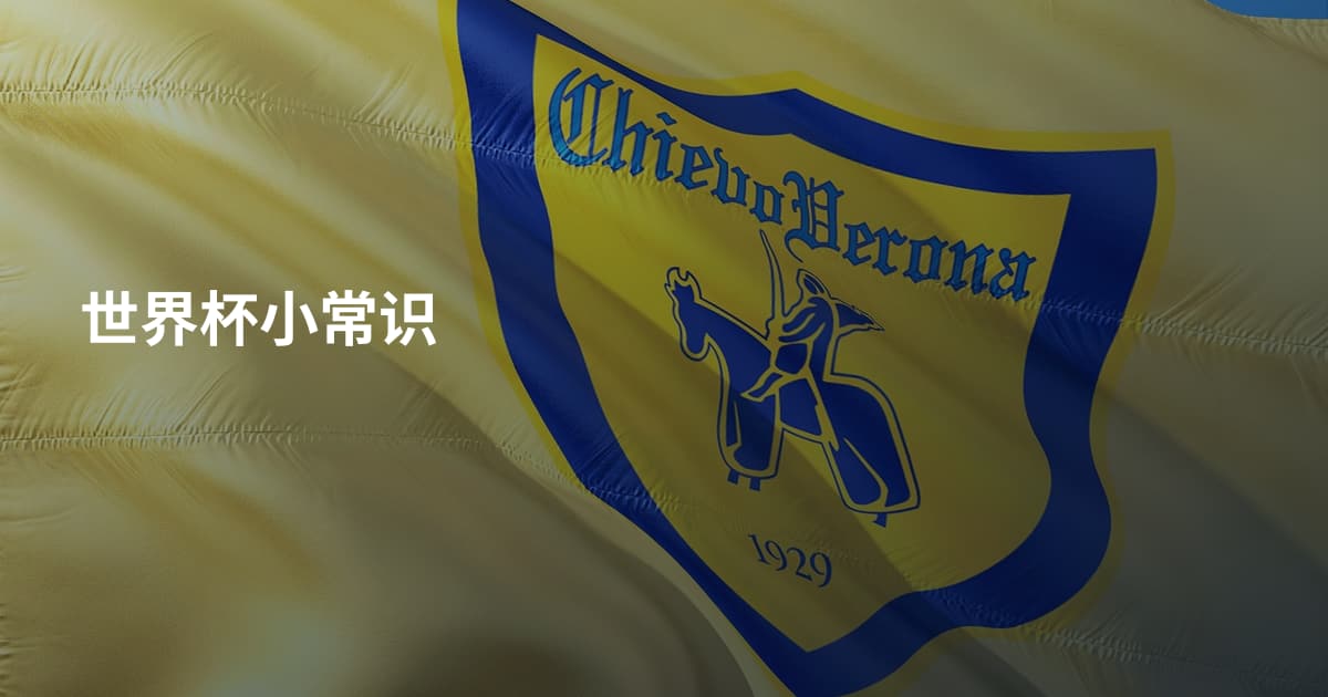 世界杯小常识