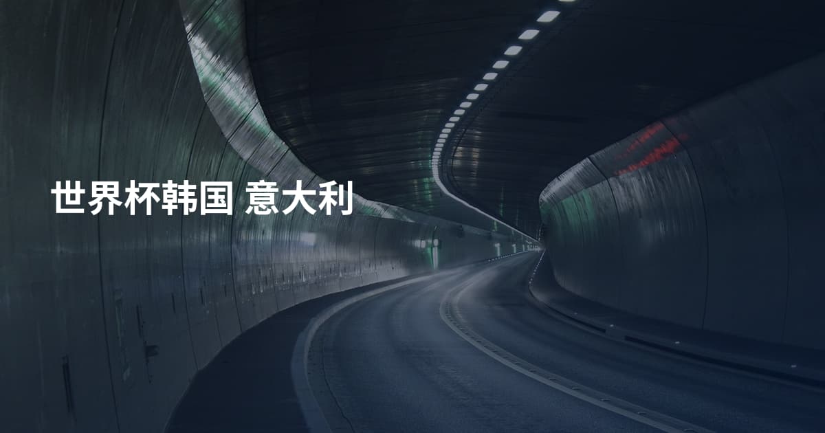 世界杯韩国 意大利