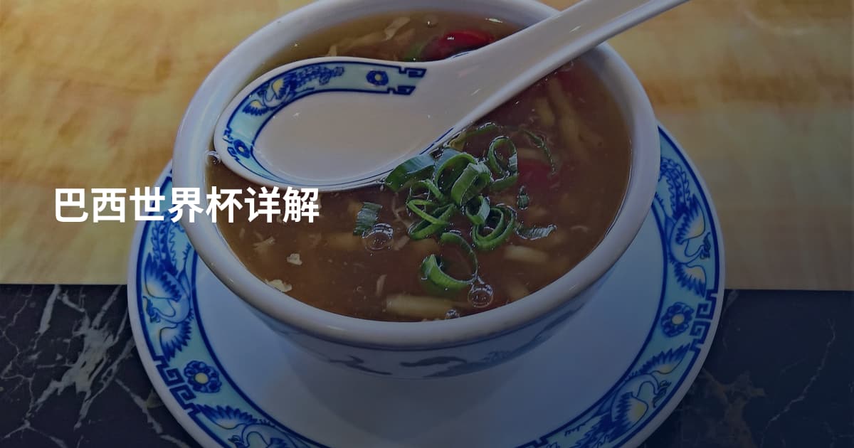 巴西世界杯详解
