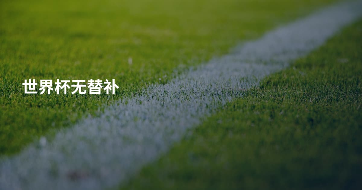 世界杯无替补