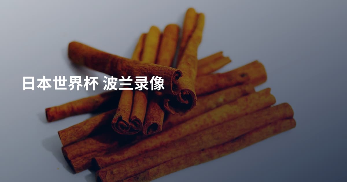 日本世界杯 波兰录像