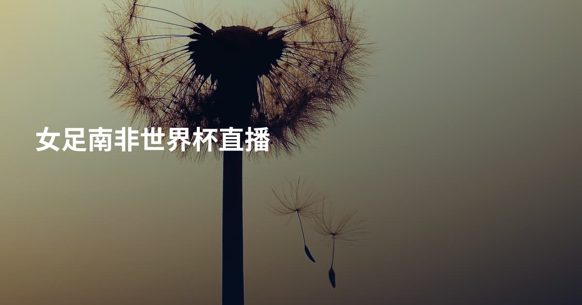 女足南非世界杯直播