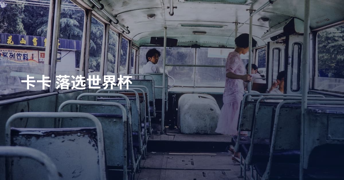 卡卡 落选世界杯