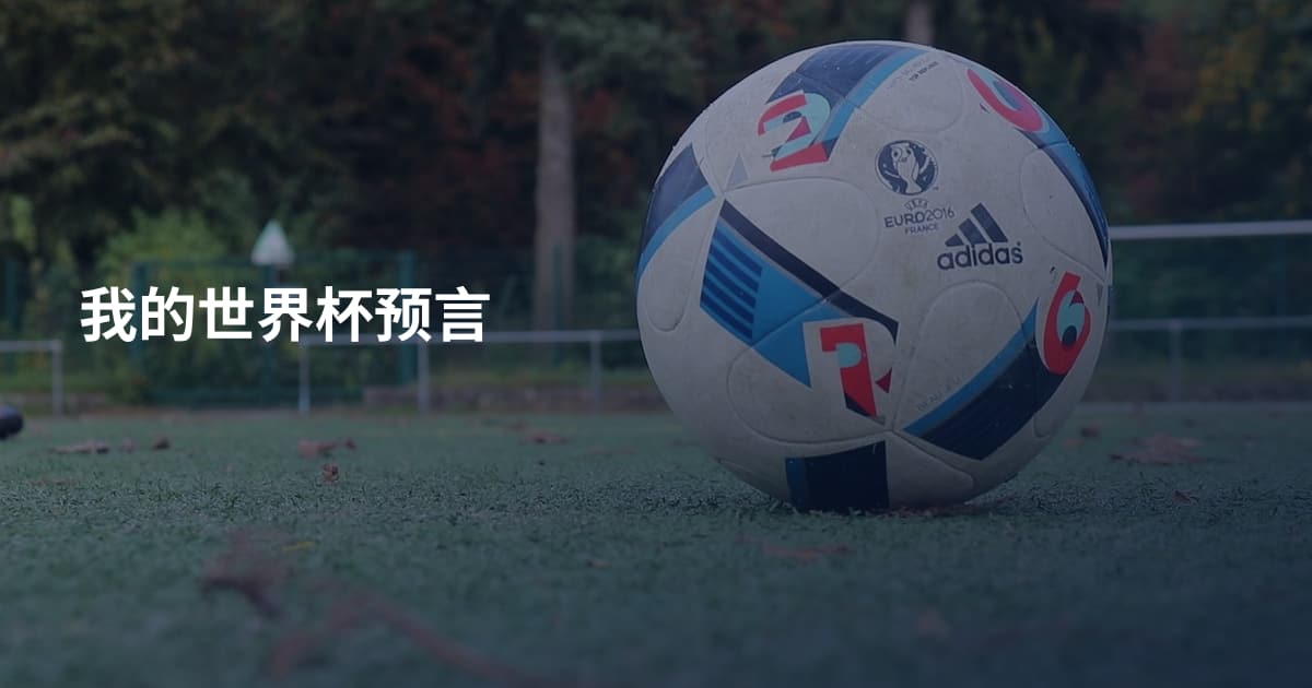 我的世界杯预言