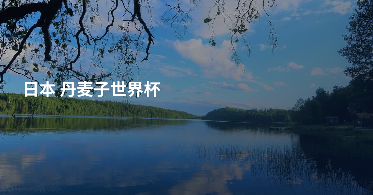 日本 丹麦子世界杯