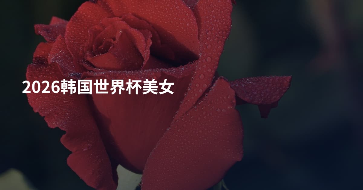2026韩国世界杯美女