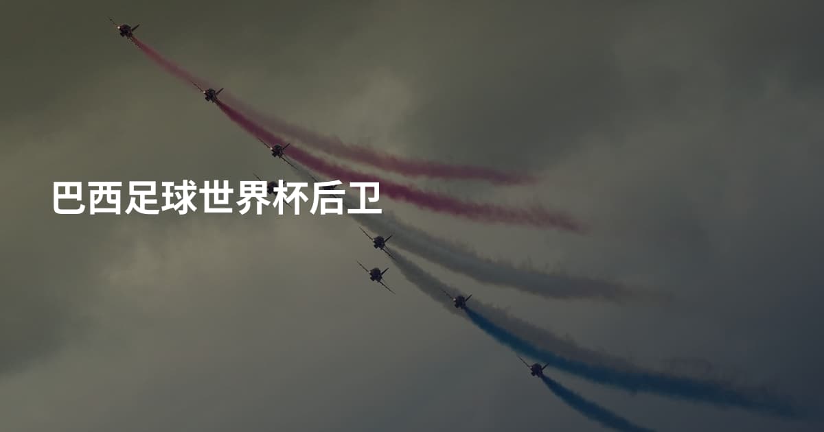 巴西足球世界杯后卫