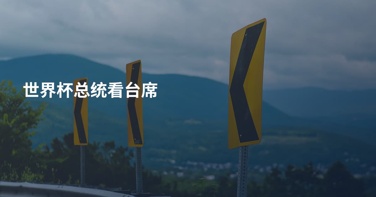 世界杯总统看台席