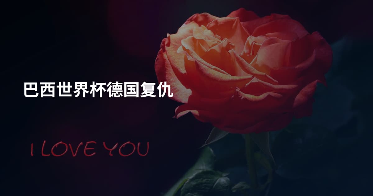 巴西世界杯德国复仇