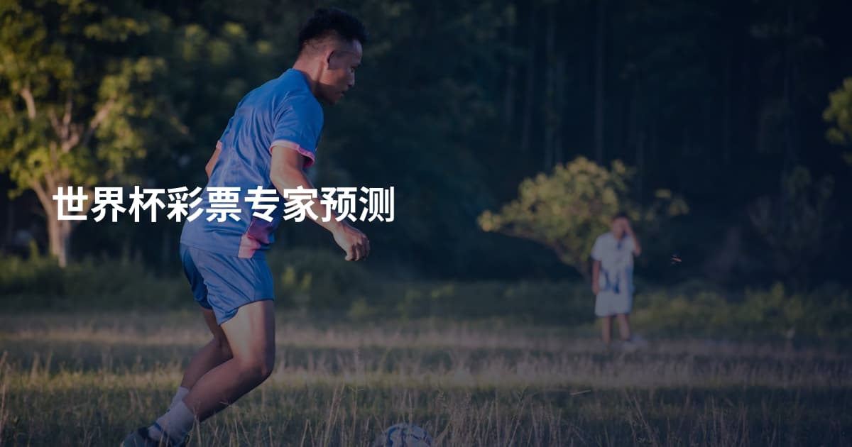 世界杯彩票专家预测