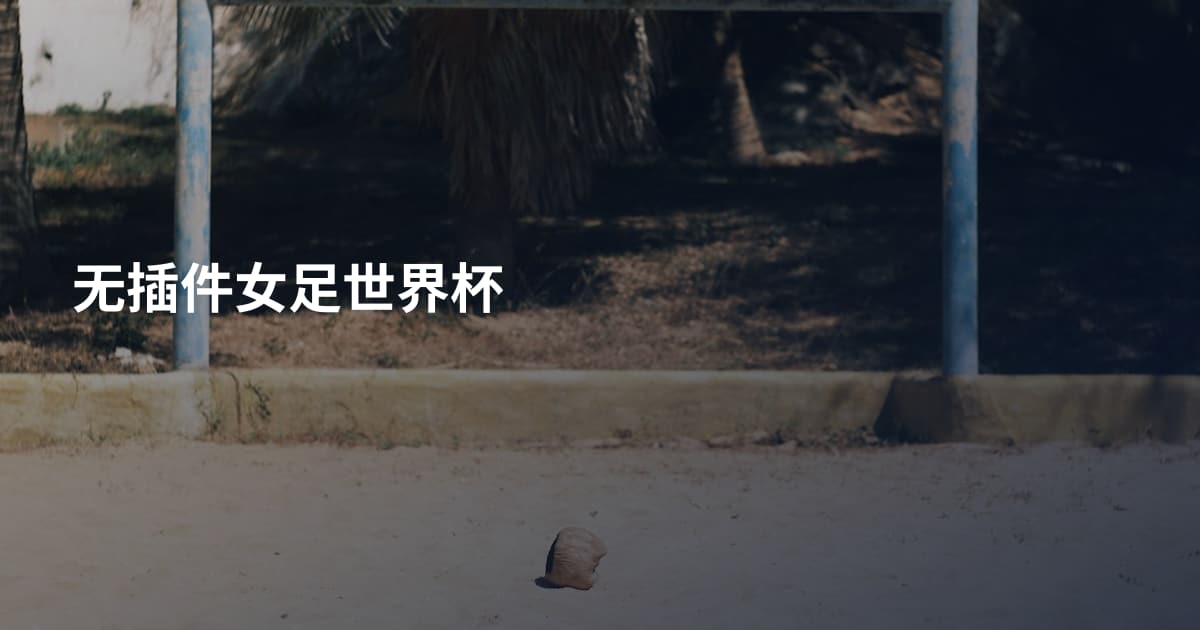 无插件女足世界杯