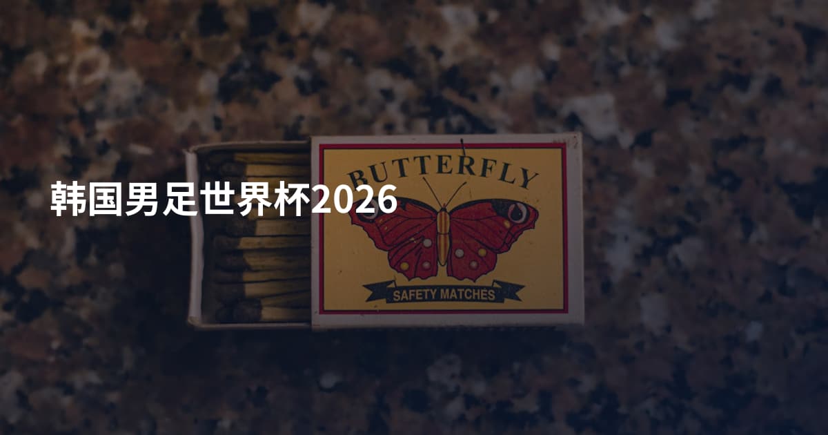 韩国男足世界杯2026