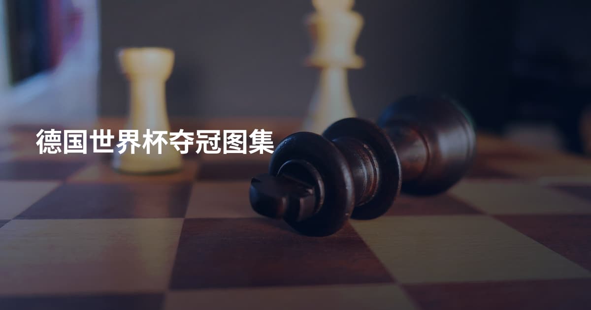 德国世界杯夺冠图集