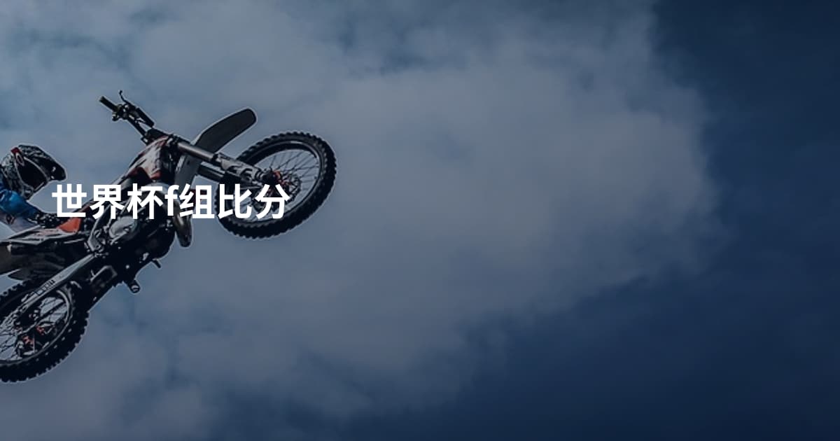 世界杯f组比分