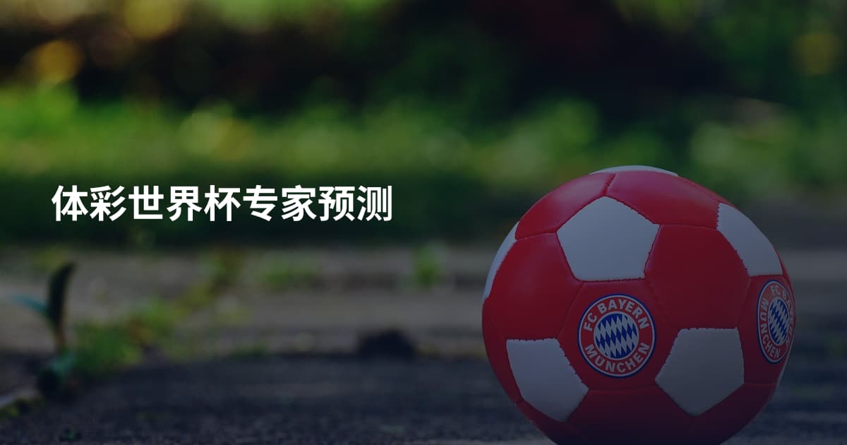 体彩世界杯专家预测