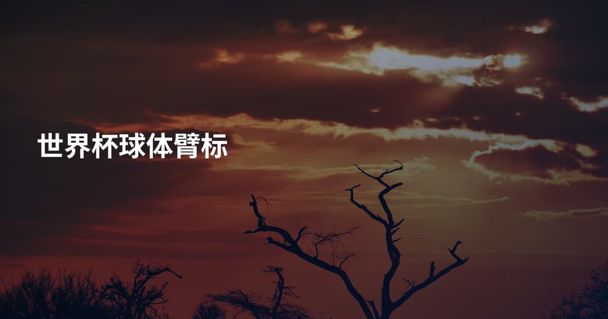 世界杯球体臂标